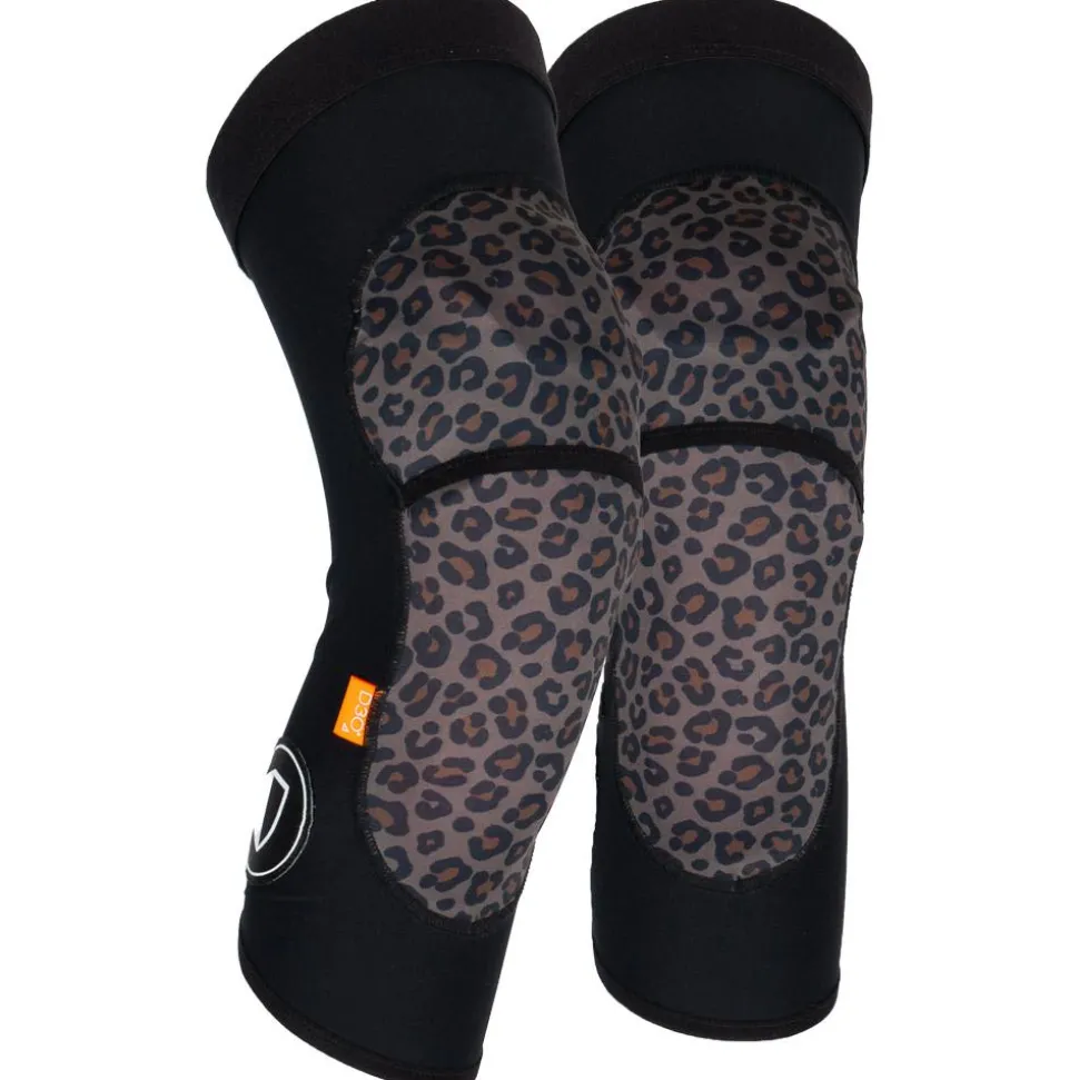 Genouillères L'Armure Française Goni Leopard Brown