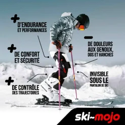Genouillères Ski Mojo Exosquelette Complet