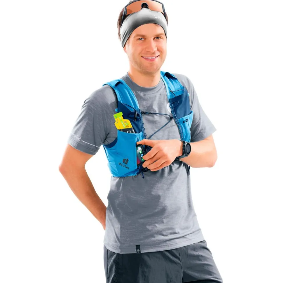 Gilet Trail Deuter Traick 9 Neptune Night Blue