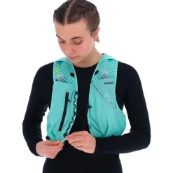 Gilet Trail Inov-8 Racepac 4 Black Light Green