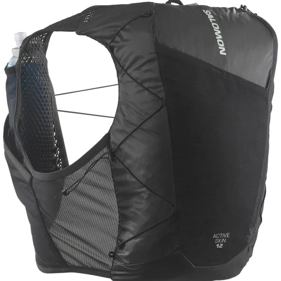 Gilet Trail Salomon Active Skin 12 Set Black Metal