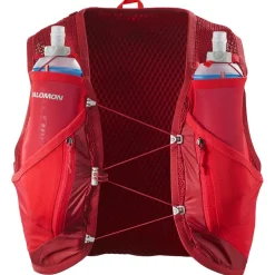 Gilet Trail Salomon Active Skin 12 Set Red Dahlia High Risk Red