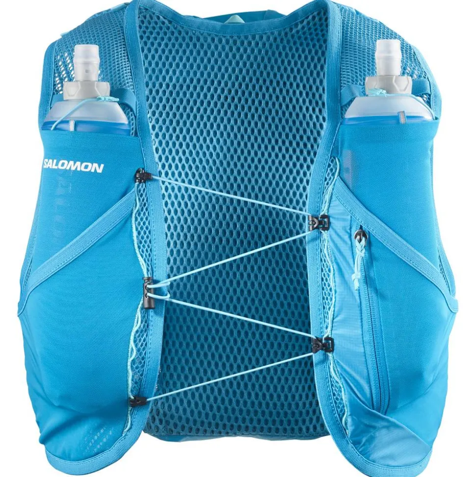 Gilet Trail Salomon Active Skin 8 Set Blue Danube Blue Curacao