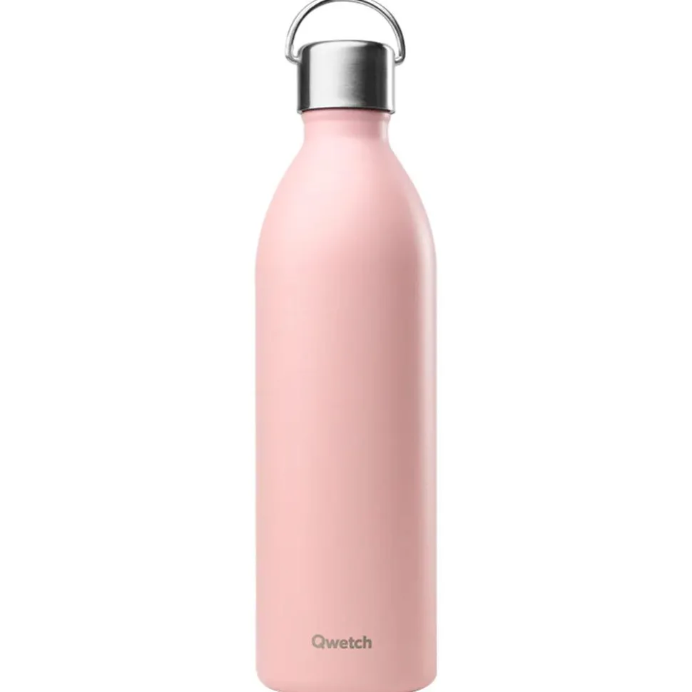 Gourde Qwetch Active 1L Matt Pastel Rose