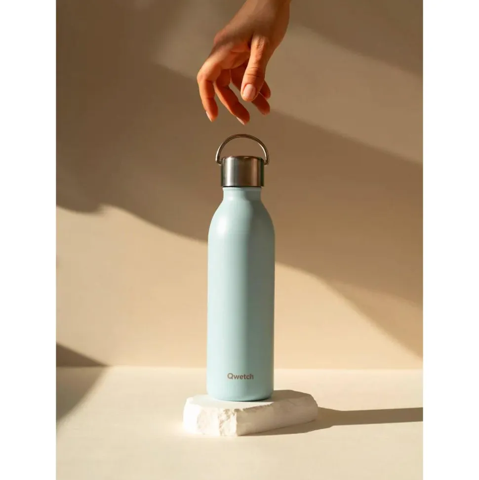 Gourde Qwetch Active 1L Matt Pastel Bleu