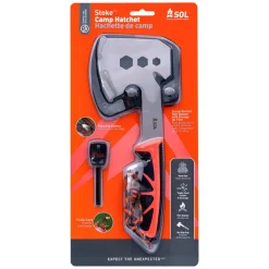Hachette SOL Stock Camp Hatchet Black Orange