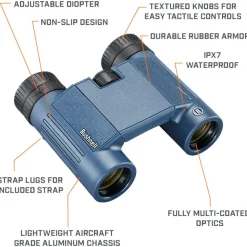 Jumelles Bushnell H2O 10x25 Navy