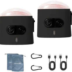 Lanterne Lovork Clipsy (Lot De 2) Black