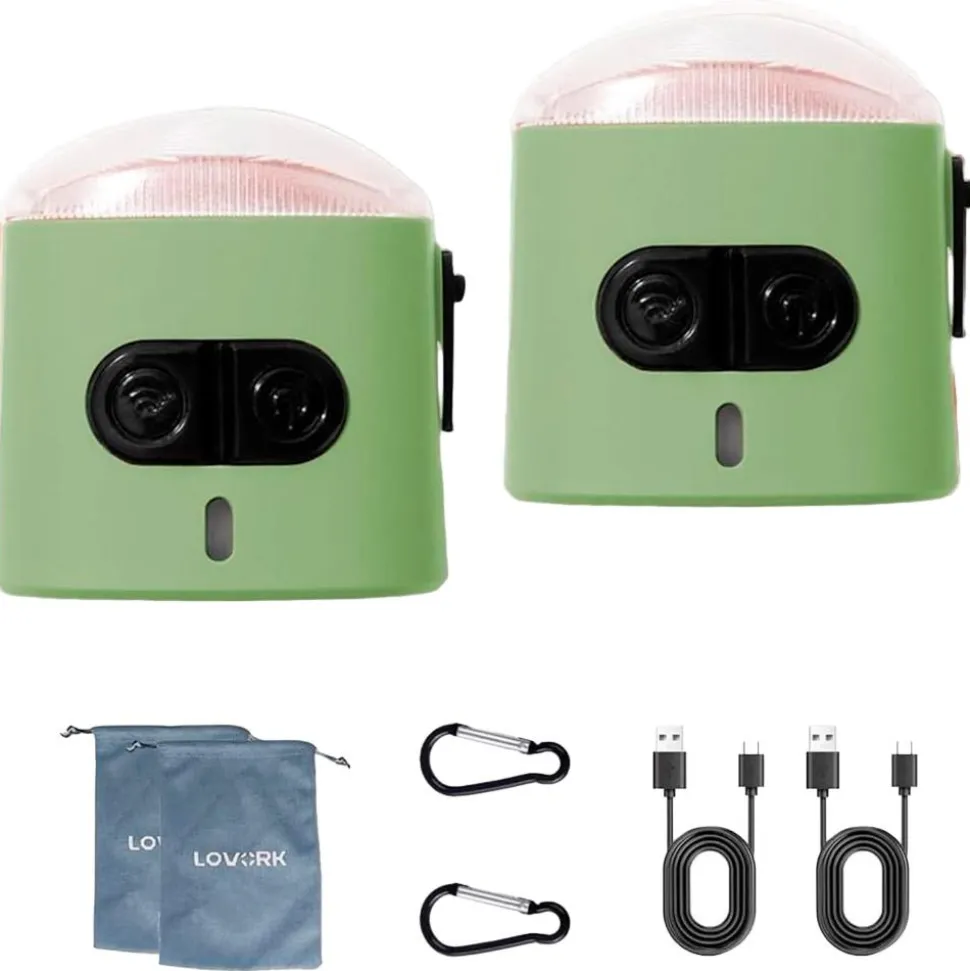 Lanterne Lovork Clipsy (Lot De 2) Green