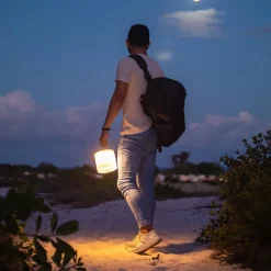 Lanterne Mpowerd Luci Base Light Translucide Grey