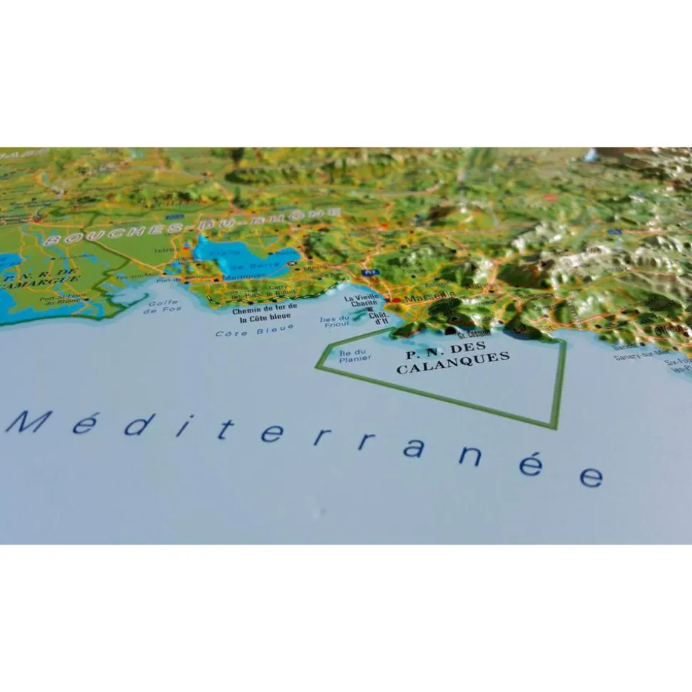 Les Alpes Françaises Et Ses Massifs Alpins + Cadre