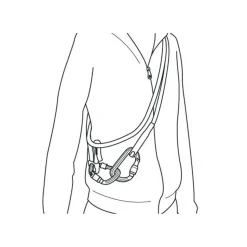 Longe escalade Petzl Dual Connect Vario Orange