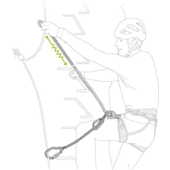 Longe via Ferrata Petzl Scorpio® Vertigo