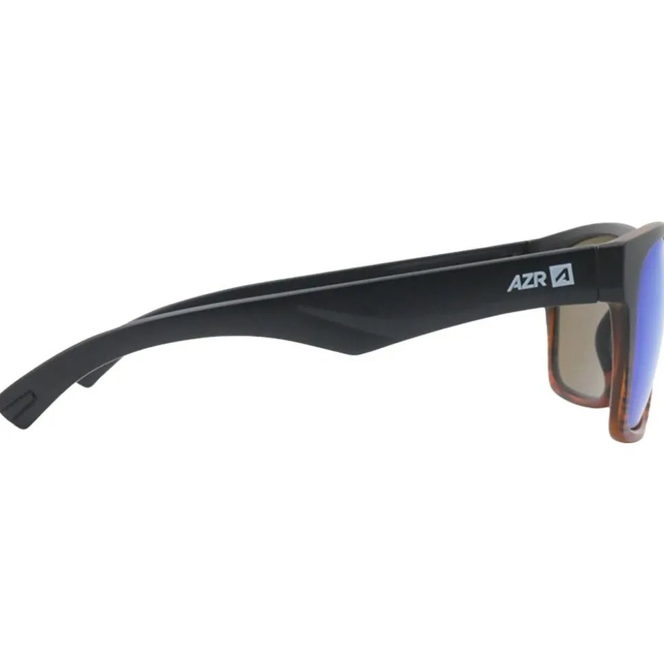 Lunettes de soleil AZR Andy Noire Ecaille Mate Multicouche Bleu