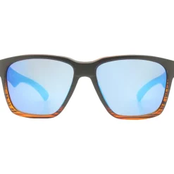 Lunettes de soleil AZR Andy Noire Ecaille Mate Multicouche Bleu