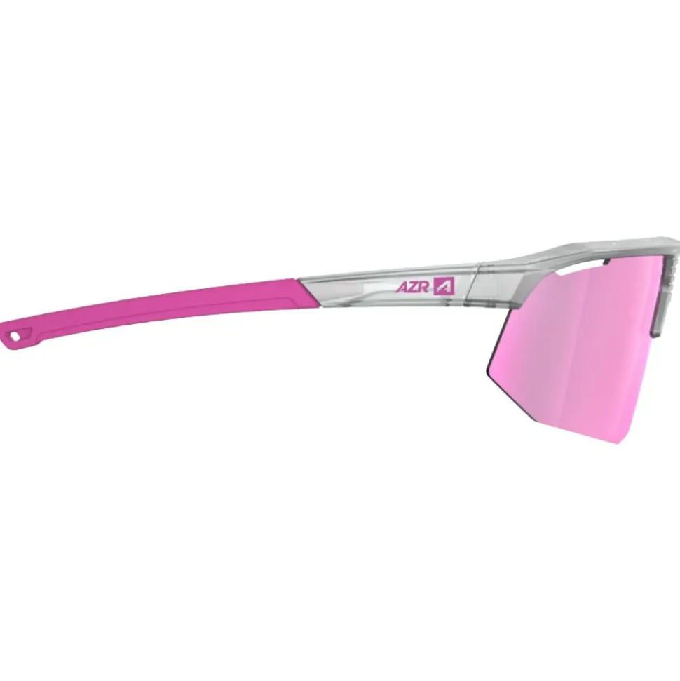 Lunettes de soleil AZR Arrow Rx Crystal Grise Vernie Rose Multicouche Rose