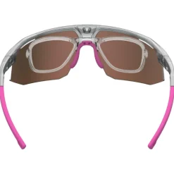 Lunettes de soleil AZR Arrow Rx Crystal Grise Vernie Rose Multicouche Rose