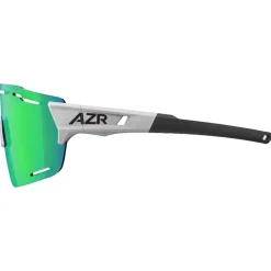 Lunettes de soleil AZR Aspin 2 Rx Blanche Mate Noir Multicouche Vert