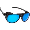 Lunettes de soleil AZR Cime Mat Noir Multicouche Bleu