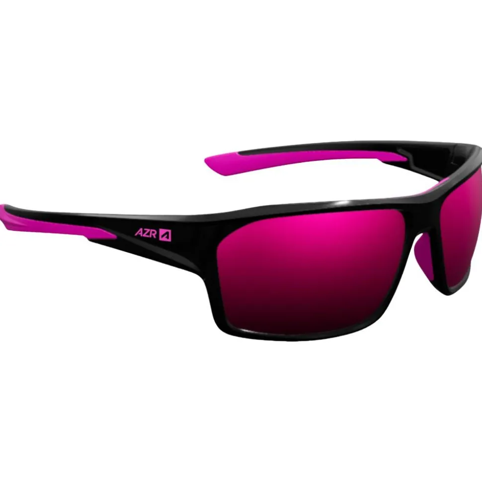 Lunettes de soleil AZR Elite Noire Vernie Rose Multicouche Rose
