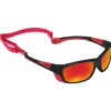 Lunettes de soleil AZR Esprit Noire Mat Rouge Multicouche Rouge