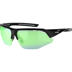 Lunettes de soleil AZR Galibier Mat Noir Irisé Vert Photochromic