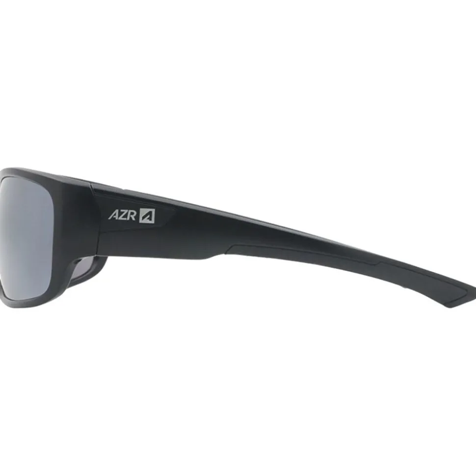 Lunettes de soleil AZR King Mat Noir Gris Miroir