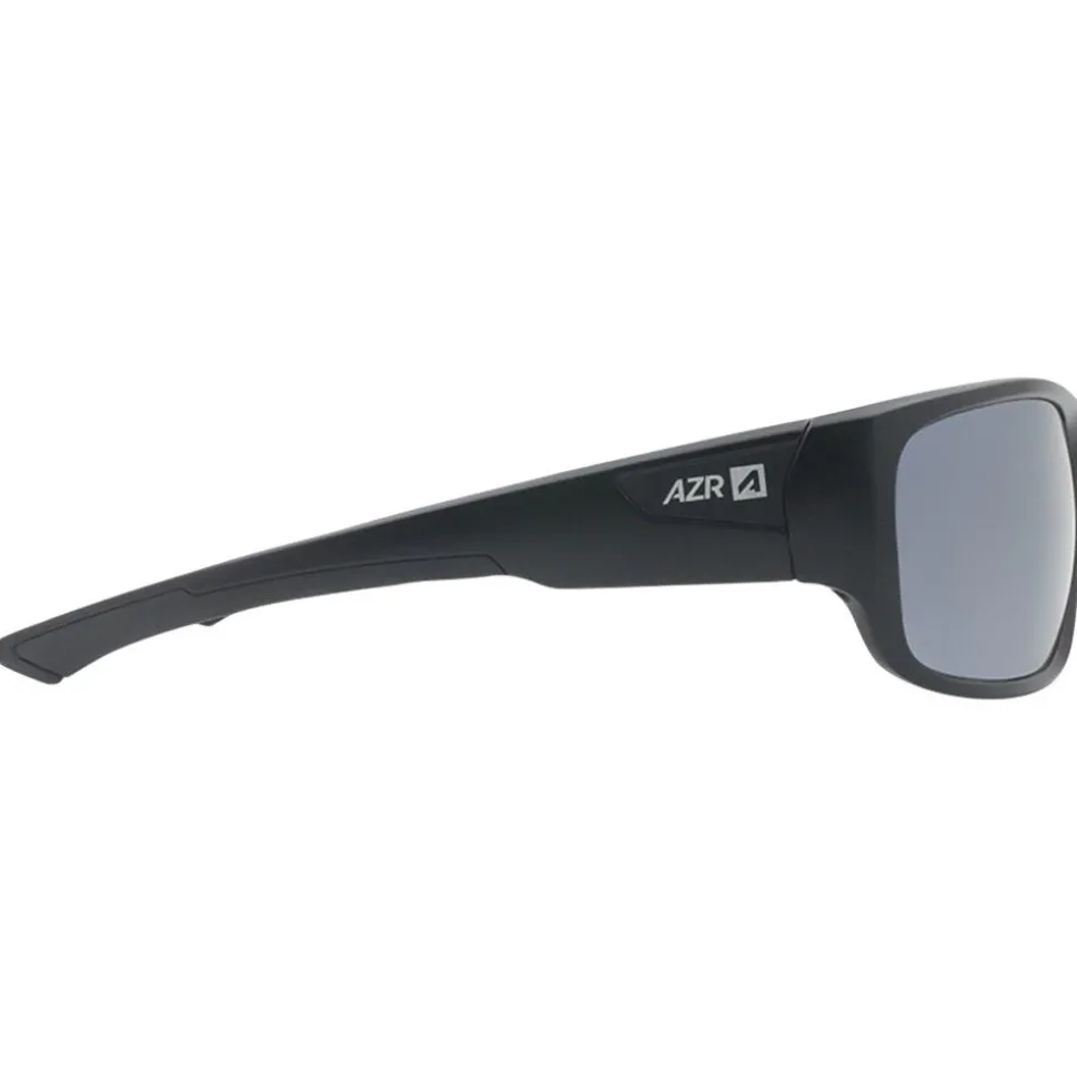 Lunettes de soleil AZR King Mat Noir Gris Miroir