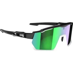Lunettes de soleil AZR Pro Race Rx Vernie Noir Blanc Multicouche Vert