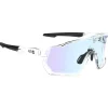 Lunettes de soleil AZR Pro Race Rx Crystal Vernie Noir Photochromique Irisé Bleu