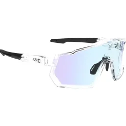 Lunettes de soleil AZR Pro Race Rx Crystal Vernie Noir Photochromique Irisé Bleu