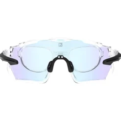 Lunettes de soleil AZR Pro Race Rx Crystal Vernie Noir Photochromique Irisé Bleu