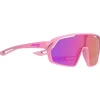 Lunettes de soleil AZR Pro Race Mini Junior Rose Vernie Multicouche Rose