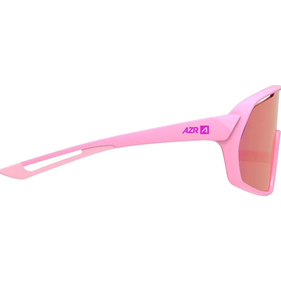 Lunettes de soleil AZR Pro Race Mini Junior Rose Vernie Multicouche Rose