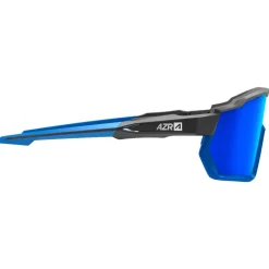 Lunettes de soleil AZR Pro Race Rx Noire Mate Bleue Multicouche Blue