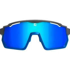 Lunettes de soleil AZR Pro Race Rx Noire Mate Bleue Multicouche Blue