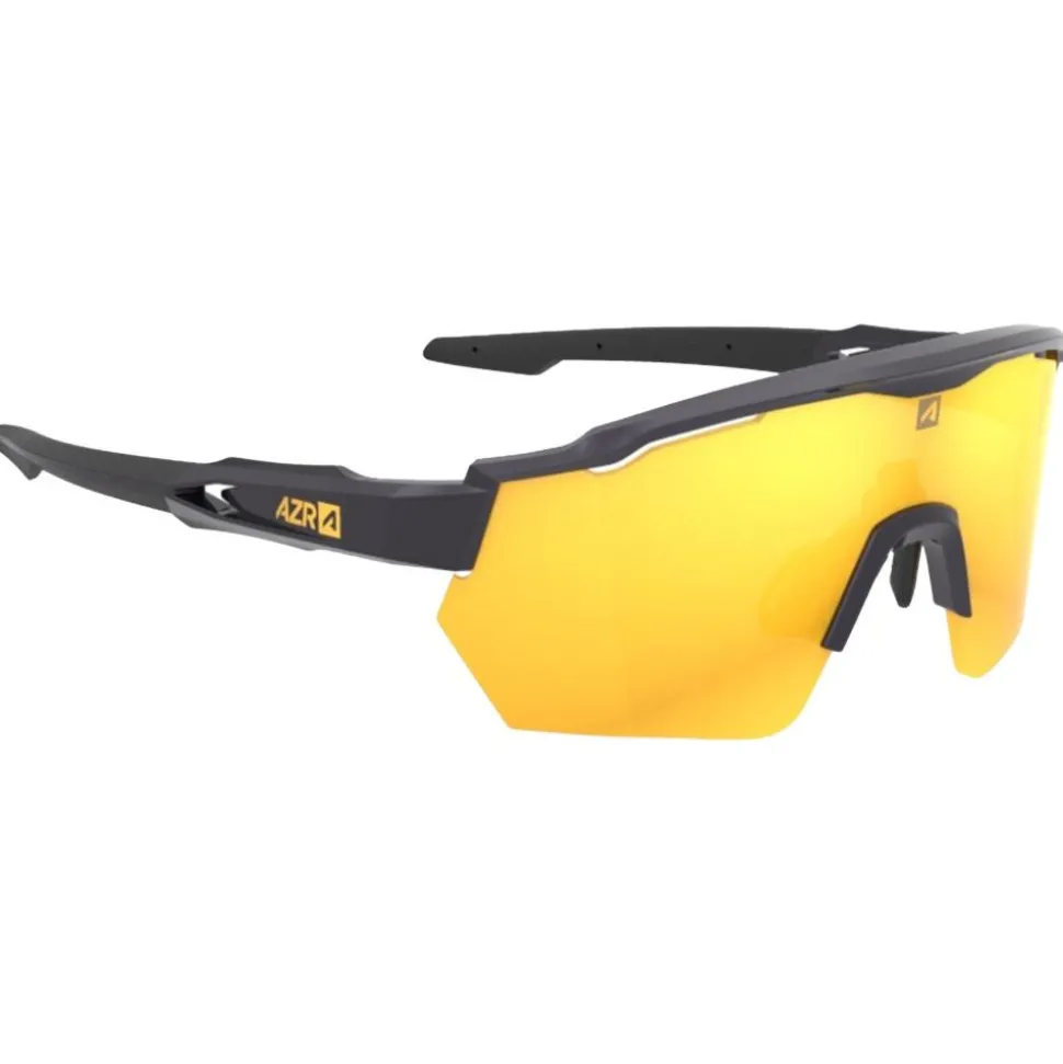 Lunettes de soleil AZR Race Rx Noire Vernie Noire Multicouche Gold