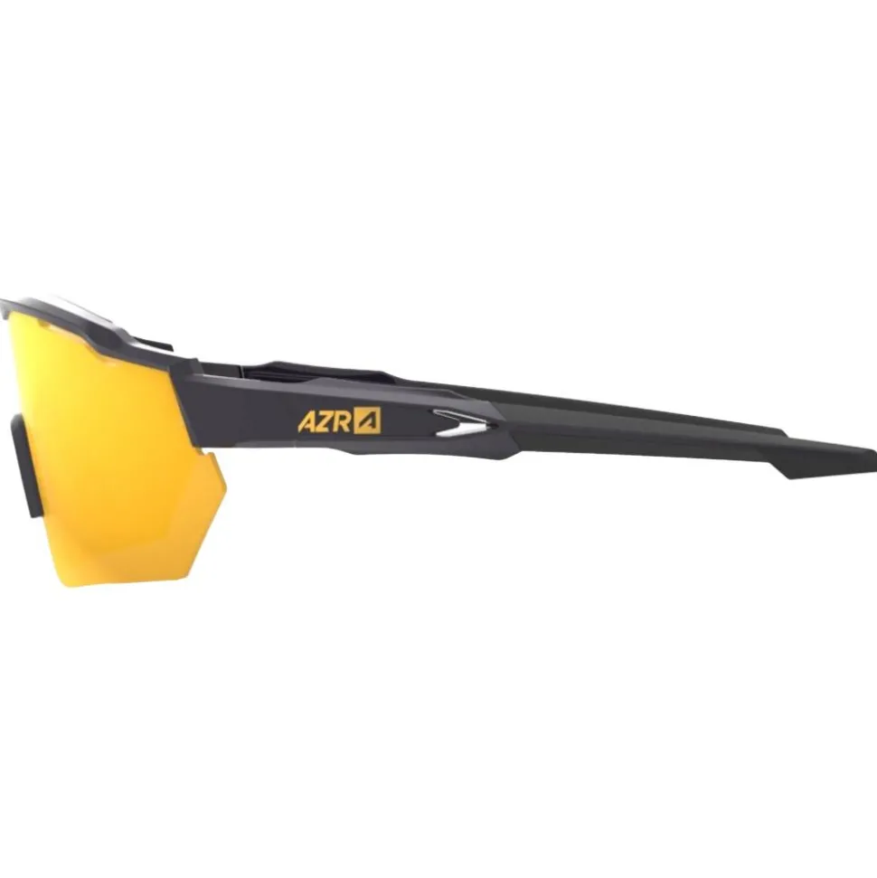 Lunettes de soleil AZR Race Rx Noire Vernie Noire Multicouche Gold