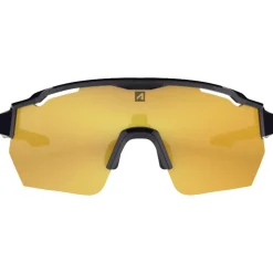 Lunettes de soleil AZR Race Rx Noire Vernie Noire Multicouche Gold