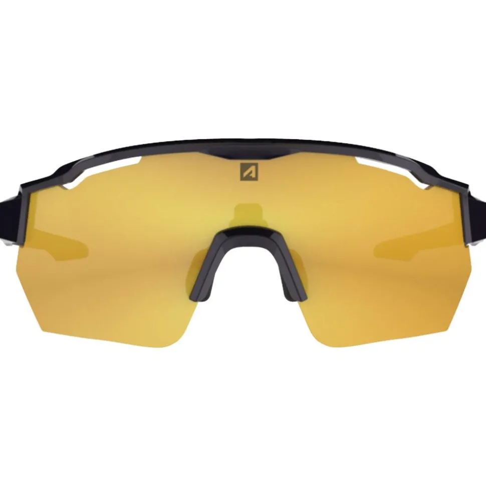 Lunettes de soleil AZR Race Rx Noire Vernie Noire Multicouche Gold