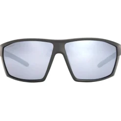 Lunettes de soleil AZR Ranch Crystal Noire Mate Gris Miroir Polarisant