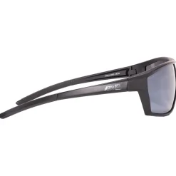 Lunettes de soleil AZR Ranch Crystal Noire Mate Gris Miroir Polarisant