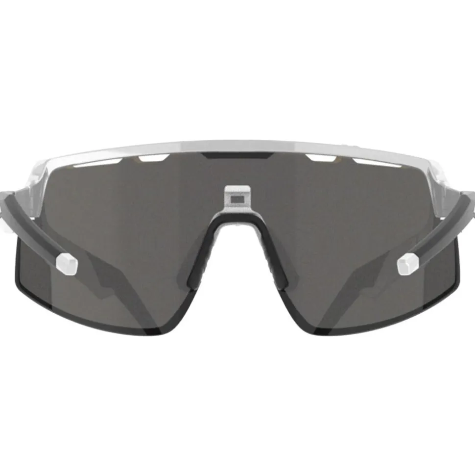 Lunettes de soleil AZR Speed Rx Blanche Vernie Noire Multicouche Gold