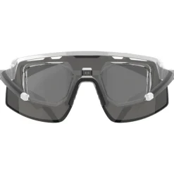 Lunettes de soleil AZR Speed Rx Blanche Vernie Noire Multicouche Gold