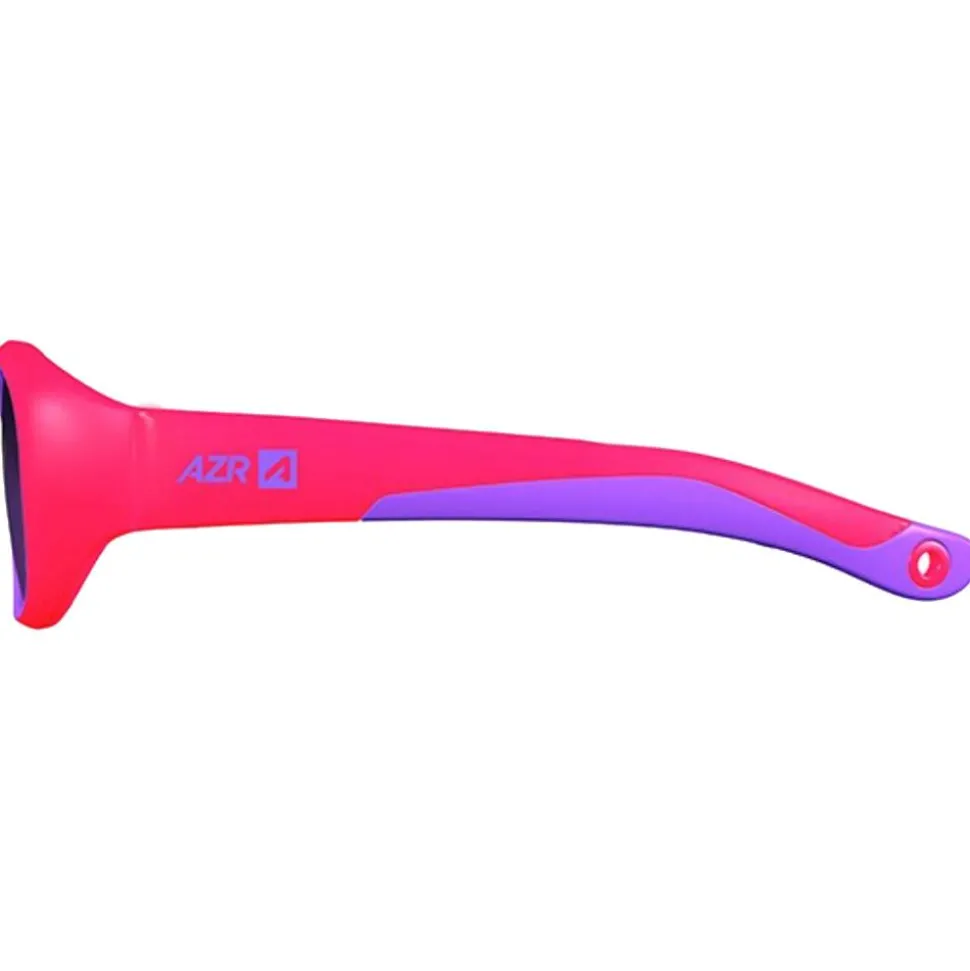 Lunettes de soleil AZR Teddy + Mat Rose Violet Gris Silver