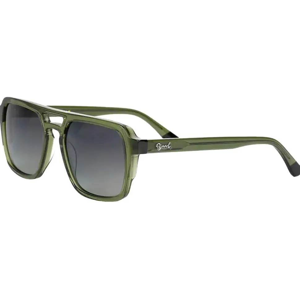 Lunettes de soleil Binocle Eyewear Chandler Gradient Kaki Grey Polarized