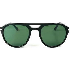 Lunettes de soleil Binocle Eyewear Bradley Shiny Black Grey Green Polarized