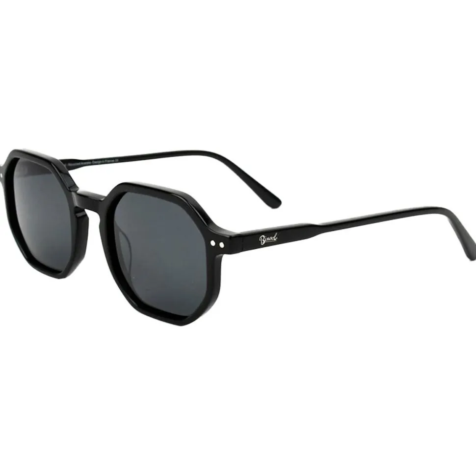 Lunettes de soleil Binocle Eyewear Bogota Shiny Black Grey Polarized