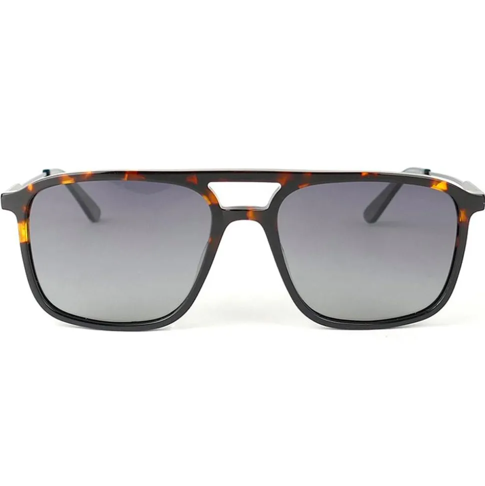 Lunettes de soleil Binocle Eyewear Milano Noir Tortoise Grey Polarized
