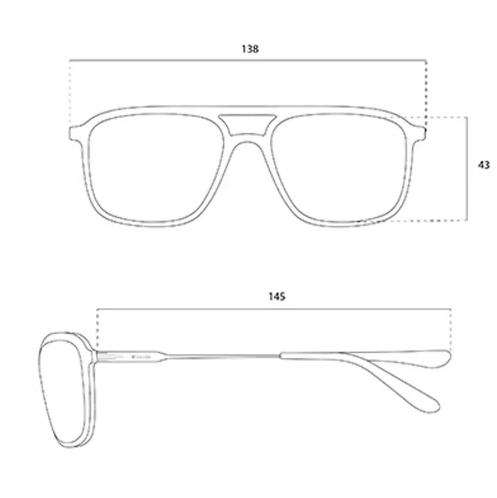 Lunettes de soleil Binocle Eyewear Milano Noir Tortoise Grey Polarized